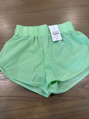 HALARA Women's Light Neon Green Athletic Shorts size small